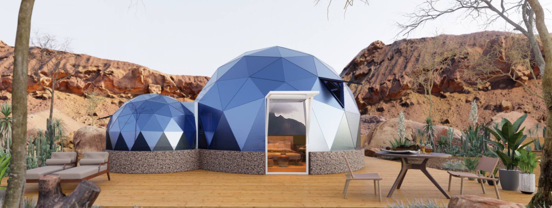 市北区球形智能光伏玻璃星空房